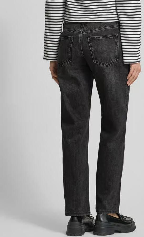 TOPSHOP Tsember Lr Wide Dnm Jeans Blw Noos low waist wide leg jeans black denim - Foto 4