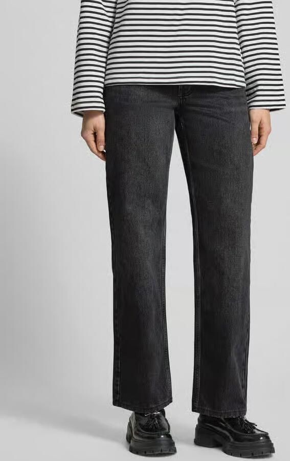 TOPSHOP Tsember Lr Wide Dnm Jeans Blw Noos low waist wide leg jeans black denim - Foto 5
