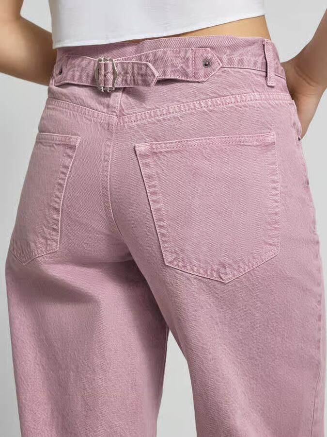 TOPSHOP Tscinch Lr Wide Dnm Jeans Purple high waist barrel jeans lila - Foto 4