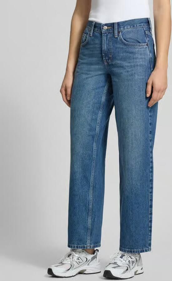TOPSHOP Tscinch Lr Wide Dnm Jeans Mb Noos straight leg jeans medium blue denim - Foto 6
