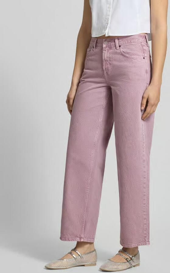 TOPSHOP Tscinch Lr Wide Dnm Jeans Purple high waist barrel jeans lila - Foto 5