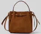 TORY BURCH Emmer tas in suède-look