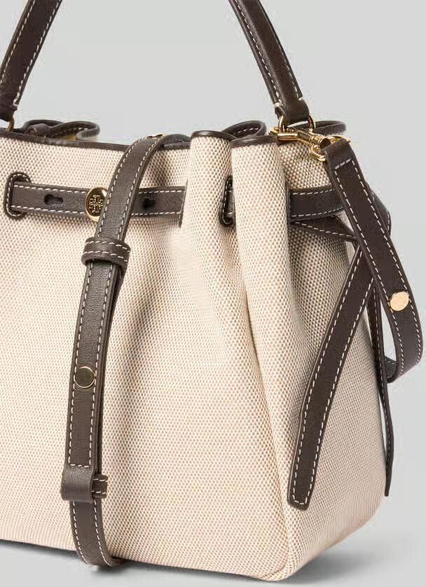 TORY BURCH Bucket bag met logodetail model 'Romy'