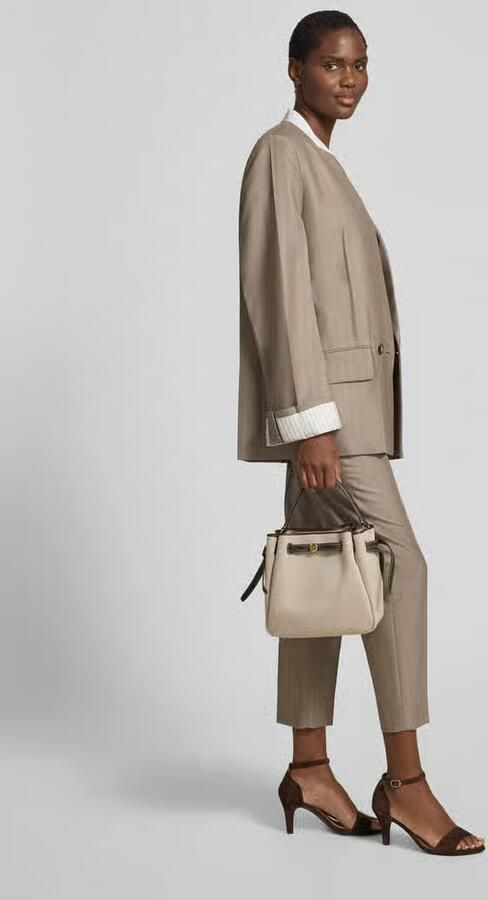 TORY BURCH Bucket bag met logodetail model 'Romy' - Foto 2