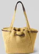 TORY BURCH Bucket bag van bast