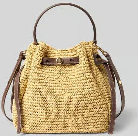 TORY BURCH bucket bag van bast - Foto 2