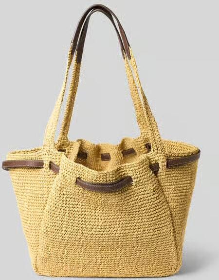 TORY BURCH Bucket bag van bast - Foto 3