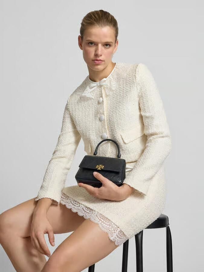 TORY BURCH Crossbodytas in doorgestikte look - Foto 2