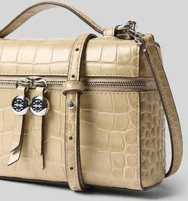 TORY BURCH Handtas met krokodil-reliëf