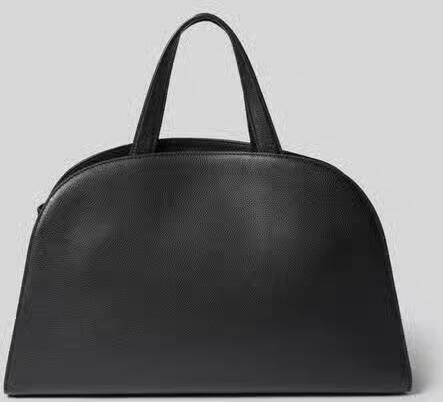 TORY BURCH Handtas van rundleer met schouderband