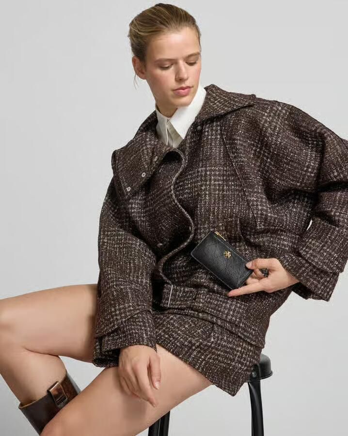 TORY BURCH Kaartetui van echt leer - Foto 2