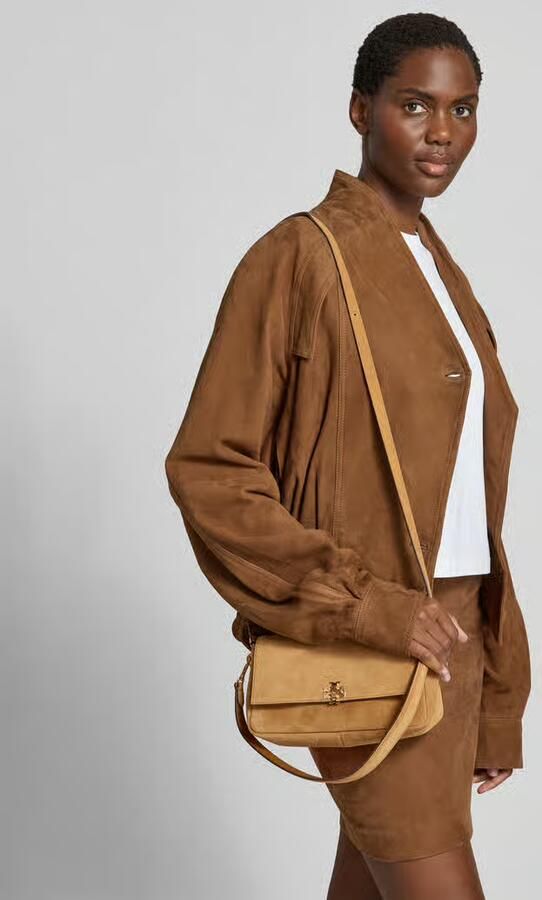TORY BURCH Schoudertas in suède-look - Foto 2