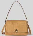 TORY BURCH Schoudertas in suède-look