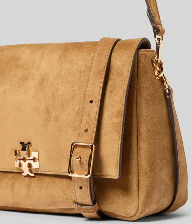 TORY BURCH Shoulderbag in suède-look
