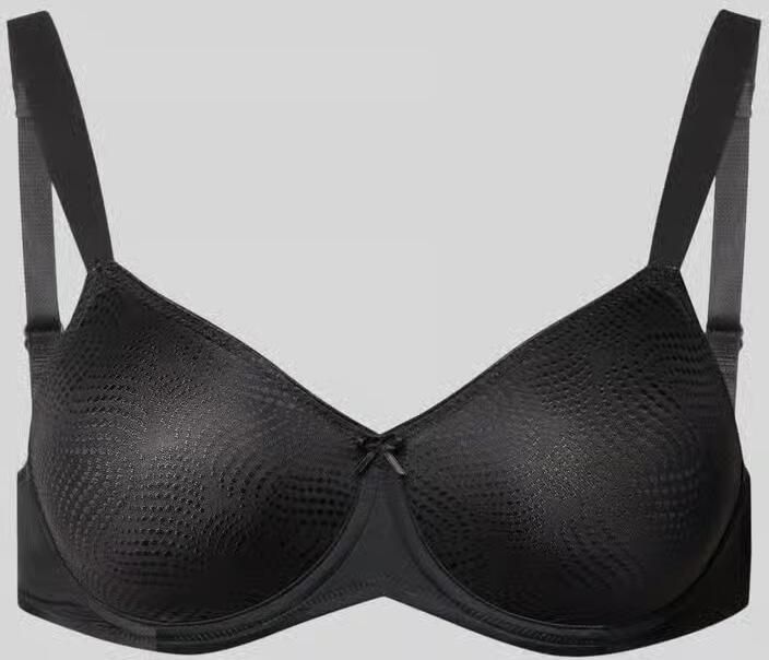 Triumph Minimizer-bh Essential Minimizer Glinsterend jacquardpatroon met beugel kleine satijnen strik - Foto 12