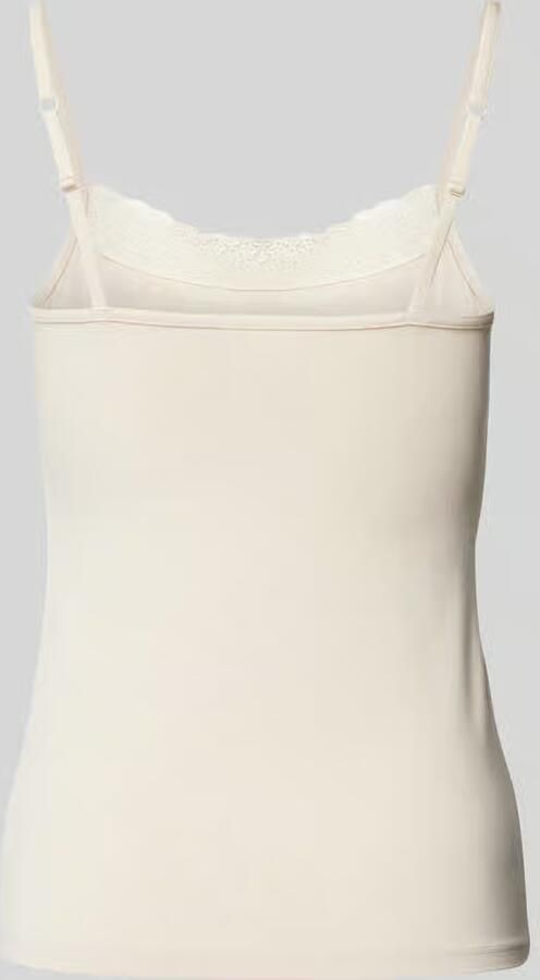 Triumph Top met spaghettibandjes en kant model 'Feel of Modal'