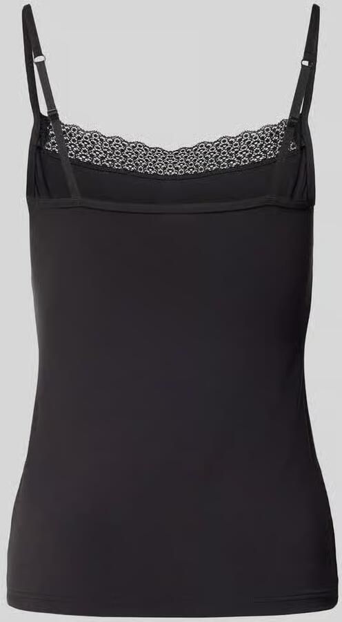Triumph Top met spaghettibandjes Feel of Modal zijdezacht vierkante hals comfortabel kanten details elastisch