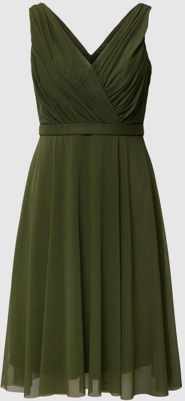 TROYDEN COLLECTION Cocktailjurk in wikkellook