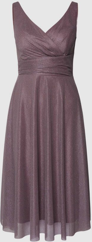 TROYDEN COLLECTION Cocktailjurk in wikkellook