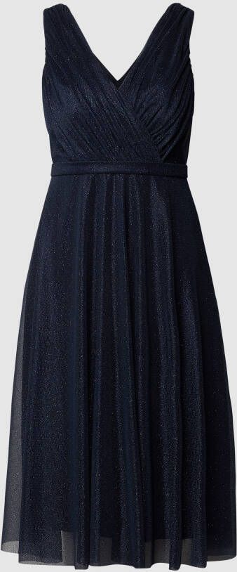 TROYDEN COLLECTION Cocktailjurk met taillepas