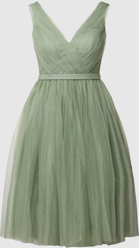 TROYDEN COLLECTION Cocktailjurk met V-hals