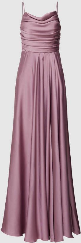 TROYDEN COLLECTION Cocktailjurk met watervalhals