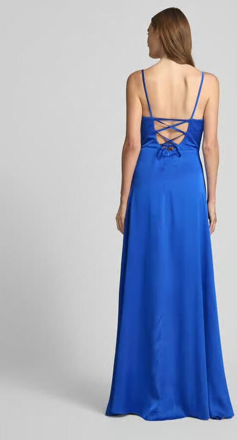 TROYDEN COLLECTION Avondjurk met cascadehals