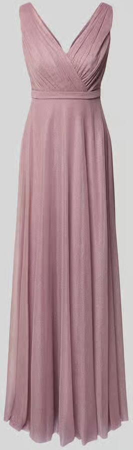 TROYDEN COLLECTION Avondjurk met glitter-mesh