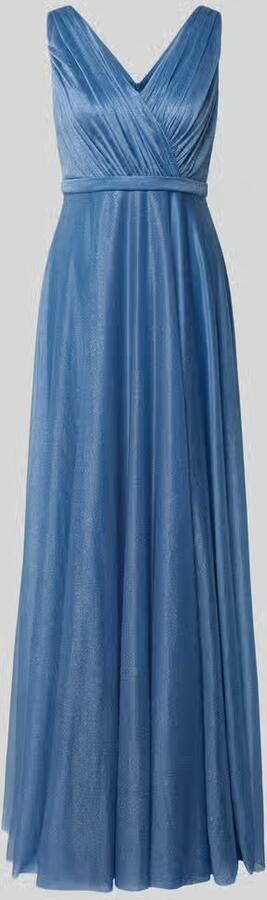 TROYDEN COLLECTION Avondjurk met glitter-mesh