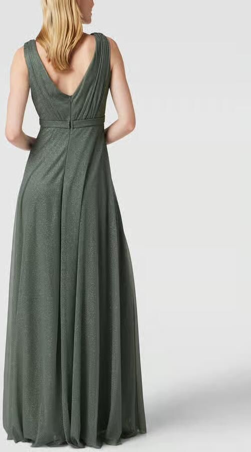 TROYDEN COLLECTION Avondjurk met glitter-mesh - Foto 2