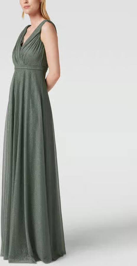 TROYDEN COLLECTION Avondjurk met glitter-mesh - Foto 3