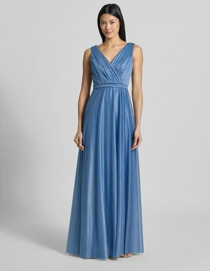 TROYDEN COLLECTION Avondjurk met glitter-mesh - Foto 3