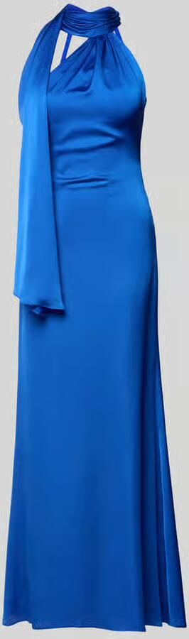 TROYDEN COLLECTION Avondjurk met halter met Sjaal