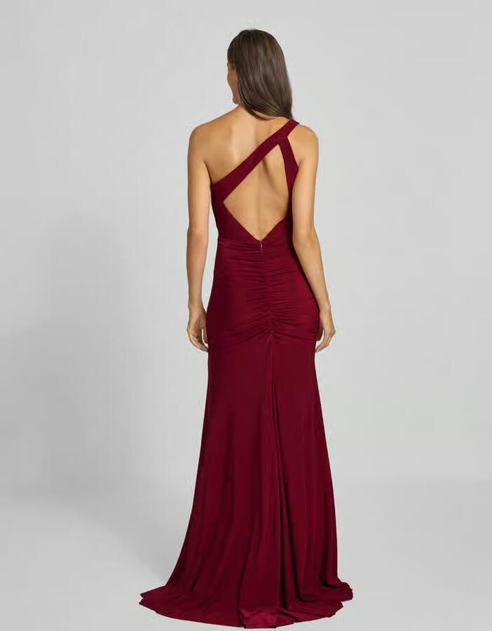 TROYDEN COLLECTION Avondjurk met one shoulder-band