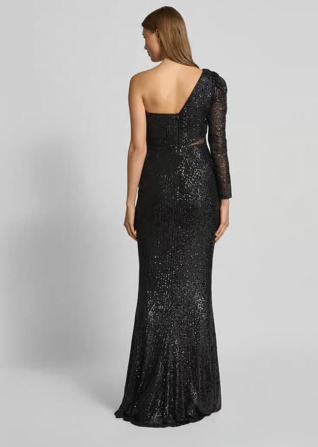 TROYDEN COLLECTION Avondjurk met one shoulder-band