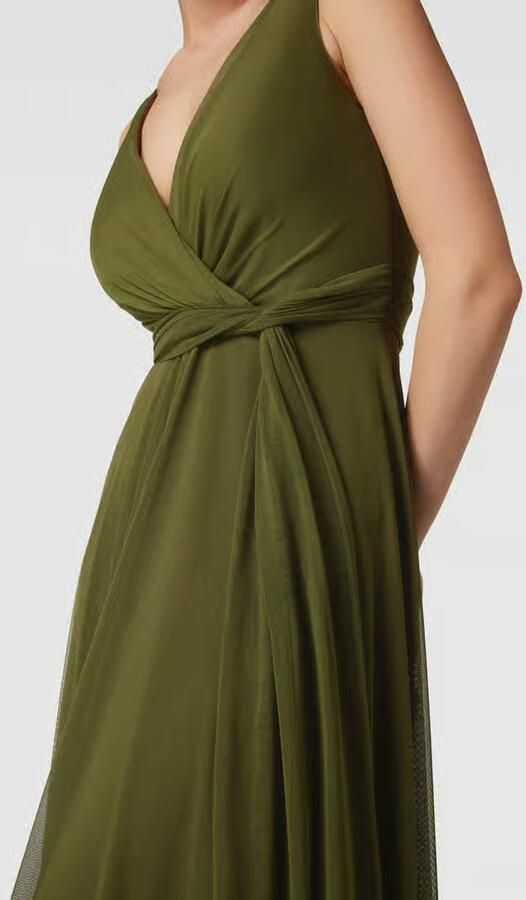 TROYDEN COLLECTION Avondjurk met tailleband