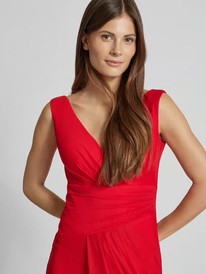 TROYDEN COLLECTION Avondjurk met tailleband