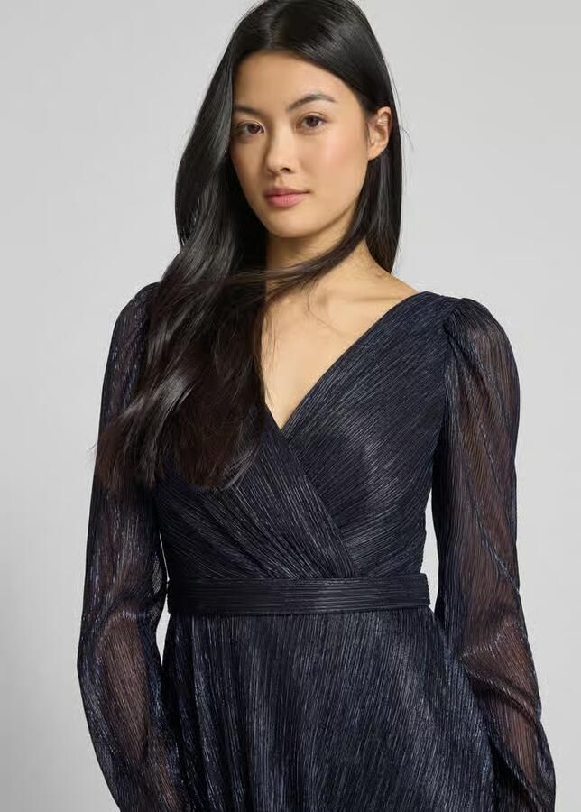 TROYDEN COLLECTION Cocktailjurk in wikkellook