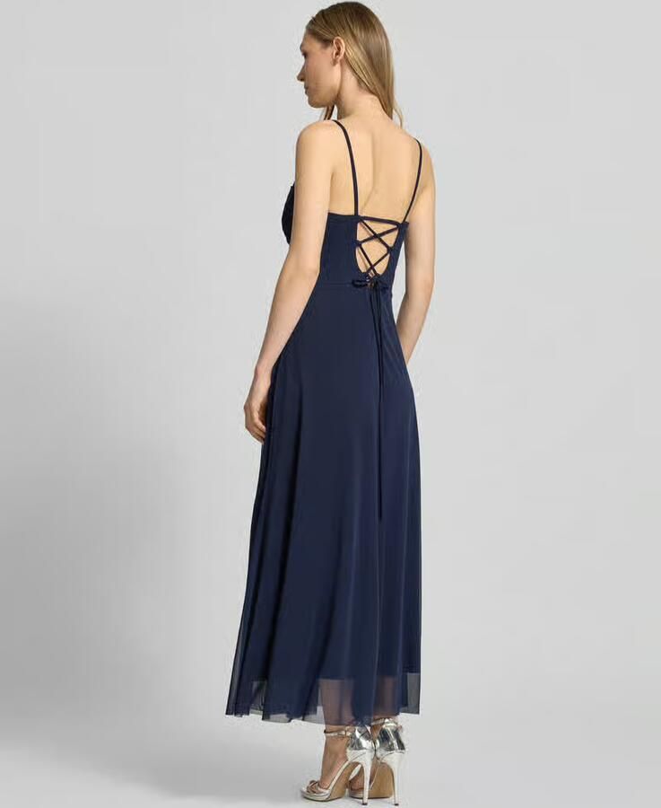 TROYDEN COLLECTION cocktailjurk met draperieën