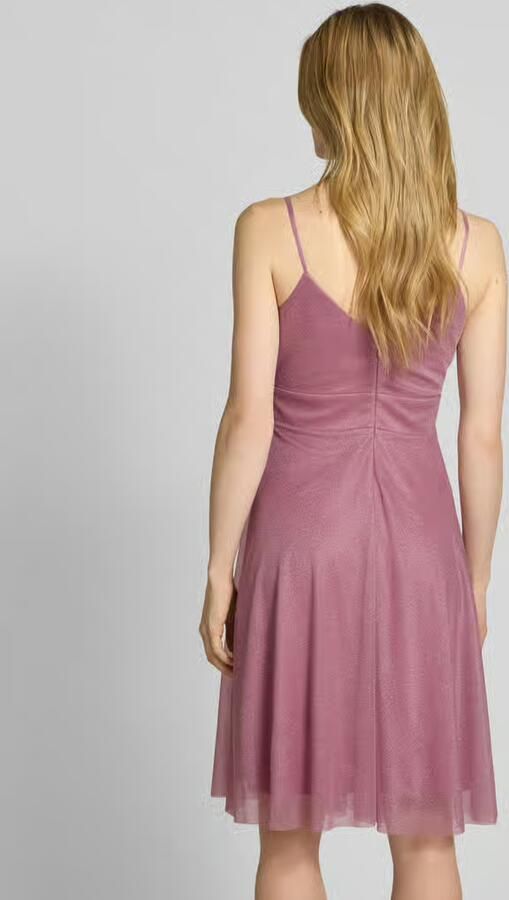 TROYDEN COLLECTION Cocktailjurk met tailleband - Foto 3