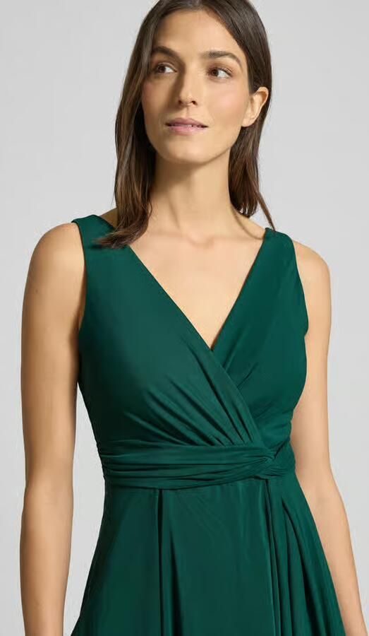 TROYDEN COLLECTION Cocktailjurk met V-hals