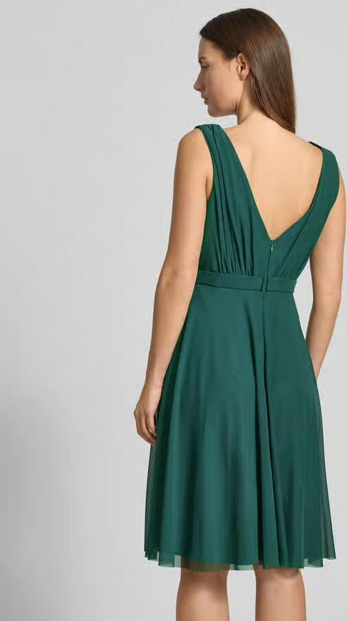 TROYDEN COLLECTION Cocktailjurk met V-hals