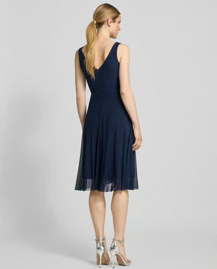 TROYDEN COLLECTION Cocktailjurk met V-hals