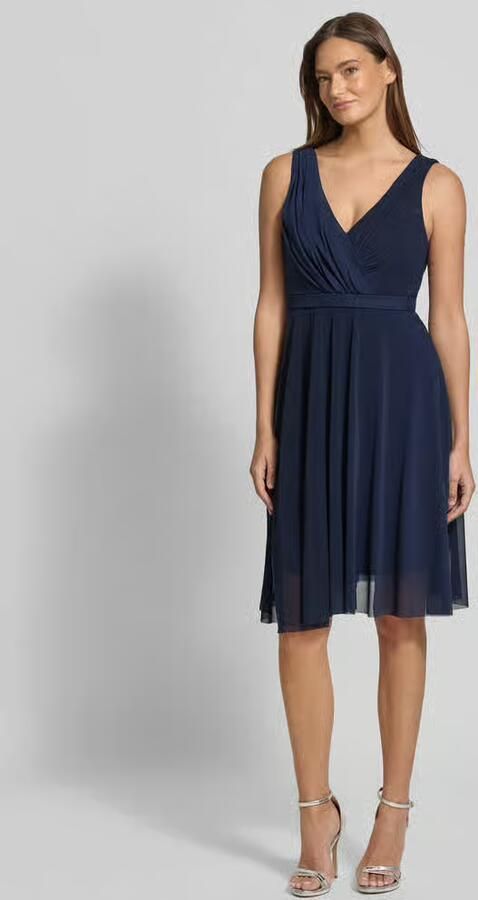 TROYDEN COLLECTION Cocktailjurk met V-hals - Foto 3