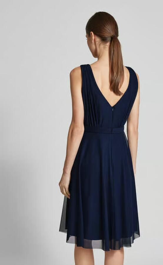 TROYDEN COLLECTION Cocktailjurk met V-hals