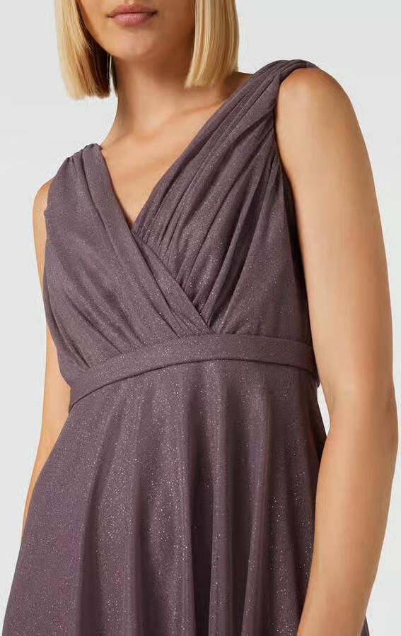 TROYDEN COLLECTION Cocktailjurk met taillepas