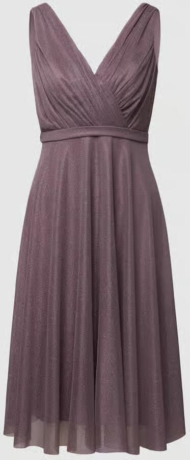 TROYDEN COLLECTION Cocktailjurk met taillepas - Foto 4