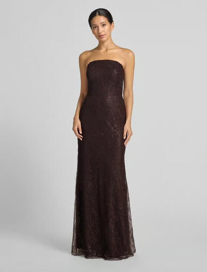 TROYDEN COLLECTION Maxi-jurk in off-shoulder-look met pailletten - Foto 2