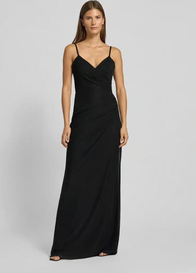 TROYDEN COLLECTION Maxi-jurk met hartvormige hals - Foto 2