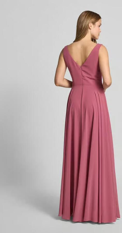 TROYDEN COLLECTION maxi-jurk van chiffon in wikkellook - Foto 2